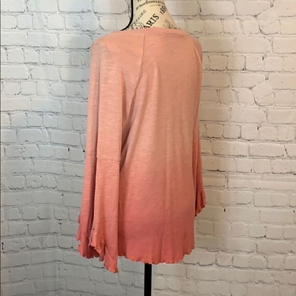 Seven 7 / pink ombré blouse / size large - Picture 6 of 8